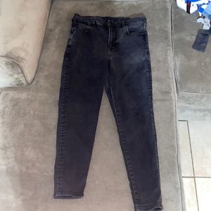 American eagle black skinny jeans